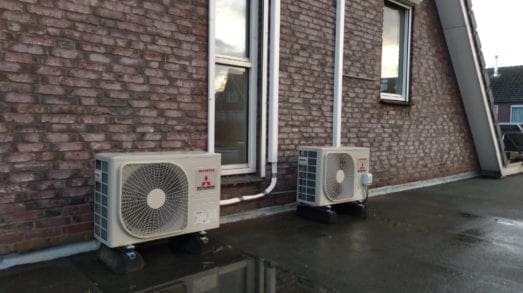 Airco in alle slaapkamers